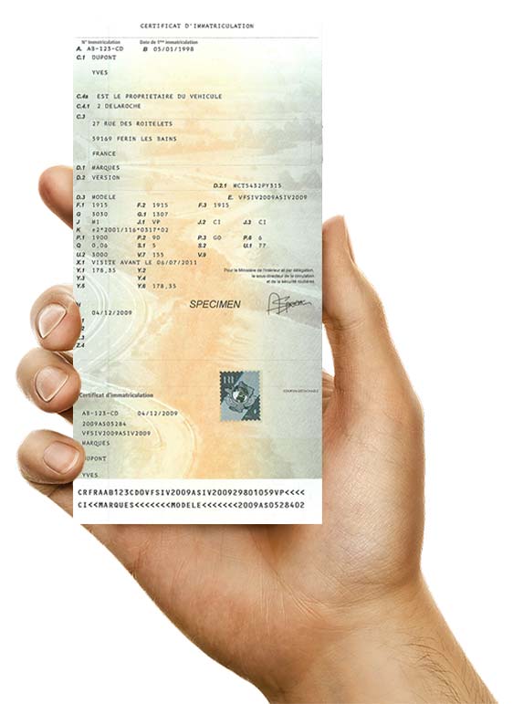 Votre garage FORD est habilité pour effectuer l' immatriculation  des véhicules